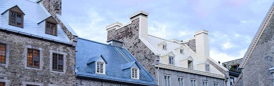 Couvreur de toiture dans le Vieux-Québec
